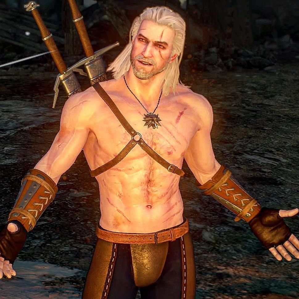 Sexy video game character naked